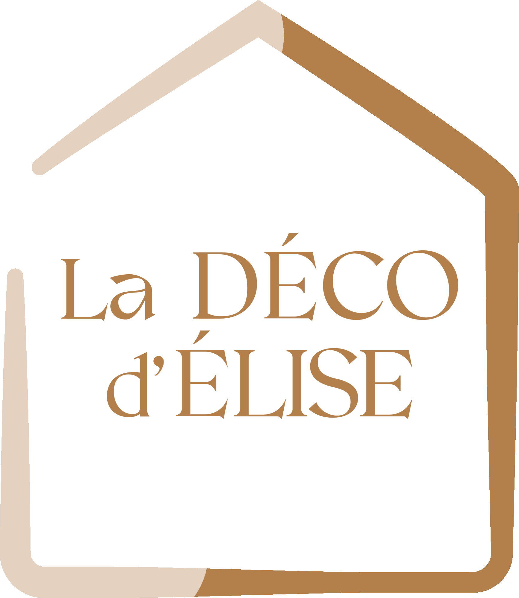 logo la déco d'elise, votre décoratrice d'intérieur à la grande motte